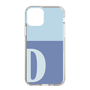 Slim Protection Case［ Original - initial two tone - D blue ］