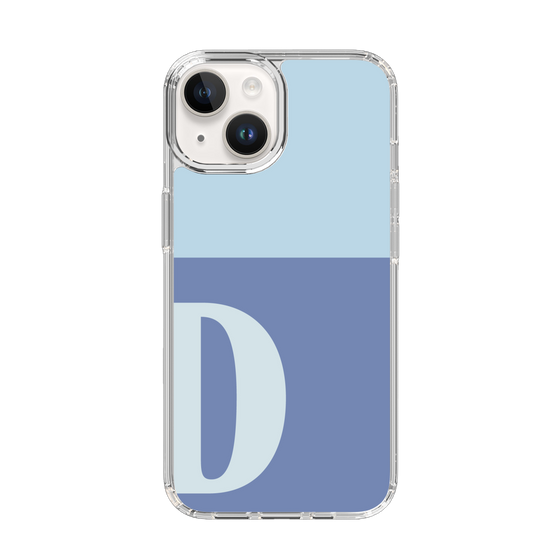 Slim Protection Case［ Original - initial two tone - D blue ］