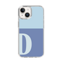 Slim Protection Case［ Original - initial two tone - D blue ］