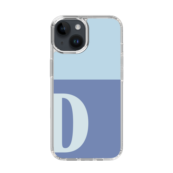 Slim Protection Case［ Original - initial two tone - D blue ］