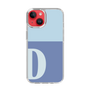 Slim Protection Case［ Original - initial two tone - D blue ］