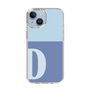 Slim Protection Case［ Original - initial two tone - D blue ］