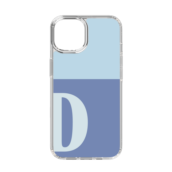 Slim Protection Case［ Original - initial two tone - D blue ］