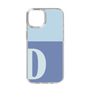 Slim Protection Case［ Original - initial two tone - D blue ］