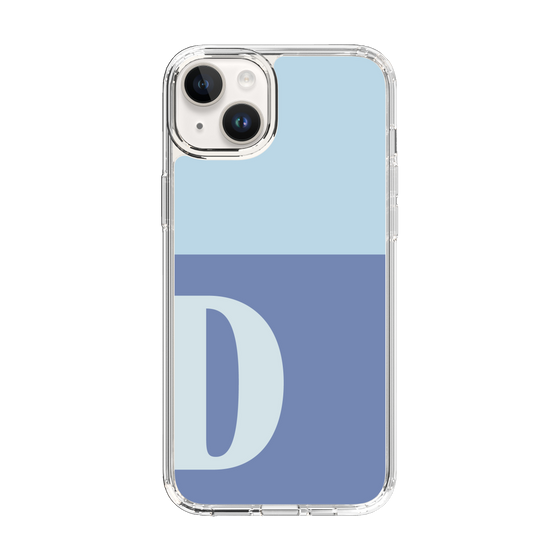 Slim Protection Case［ Original - initial two tone - D blue ］