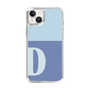 Slim Protection Case［ Original - initial two tone - D blue ］