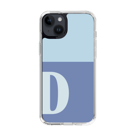 Slim Protection Case［ Original - initial two tone - D blue ］