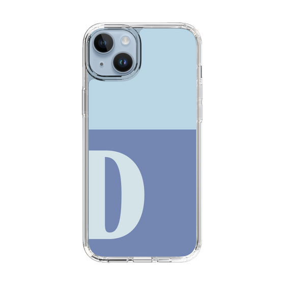 Slim Protection Case［ Original - initial two tone - D blue ］