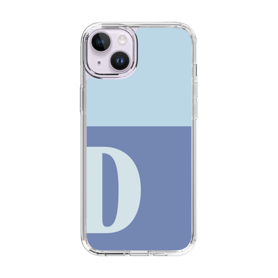 Slim Protection Case［ Original - initial two tone - D blue ］