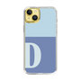 Slim Protection Case［ Original - initial two tone - D blue ］