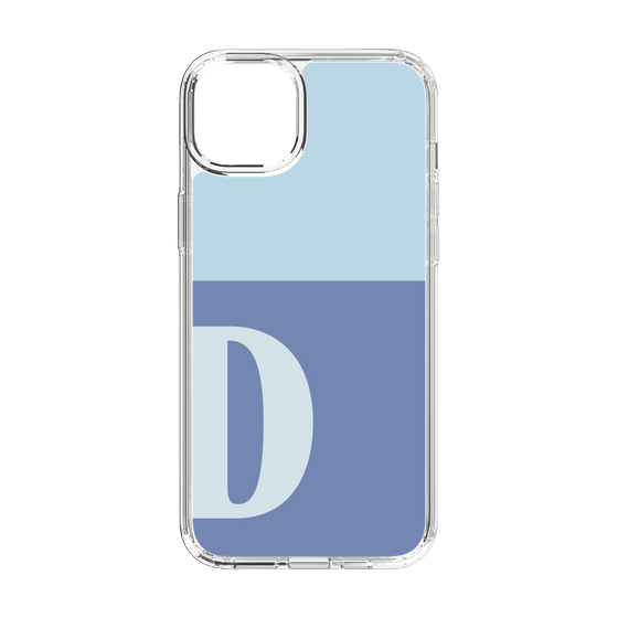 Slim Protection Case［ Original - initial two tone - D blue ］