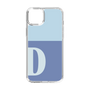 Slim Protection Case［ Original - initial two tone - D blue ］