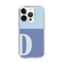 Slim Protection Case［ Original - initial two tone - D blue ］