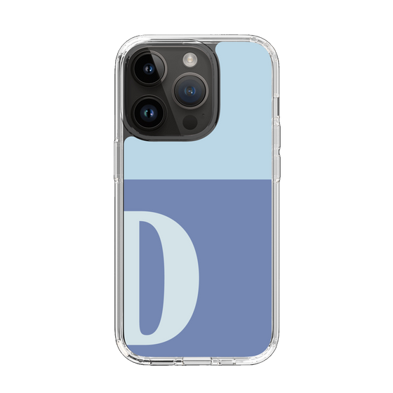Slim Protection Case［ Original - initial two tone - D blue ］