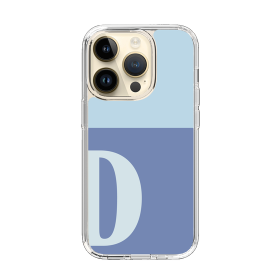 Slim Protection Case［ Original - initial two tone - D blue ］