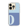 Slim Protection Case［ Original - initial two tone - D blue ］