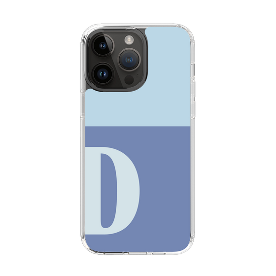 Slim Protection Case［ Original - initial two tone - D blue ］