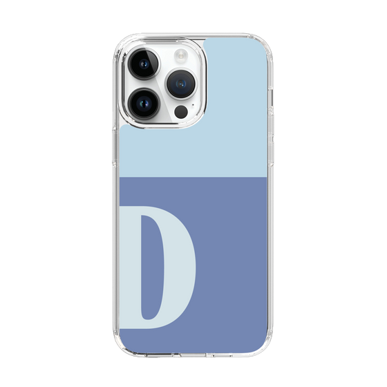 Slim Protection Case［ Original - initial two tone - D blue ］