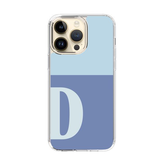 Slim Protection Case［ Original - initial two tone - D blue ］
