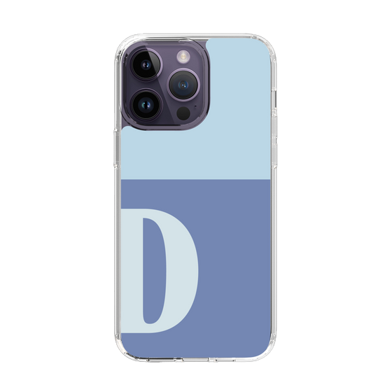 Slim Protection Case［ Original - initial two tone - D blue ］