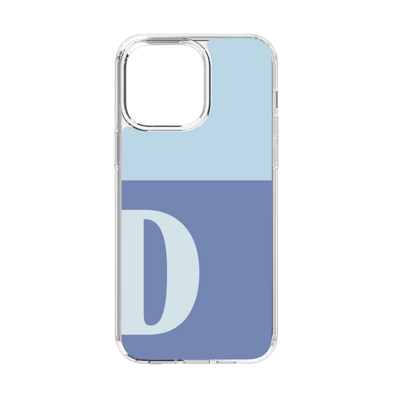 Slim Protection Case［ Original - initial two tone - D blue ］