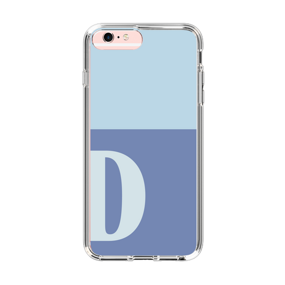 Slim Protection Case［ Original - initial two tone - D blue ］