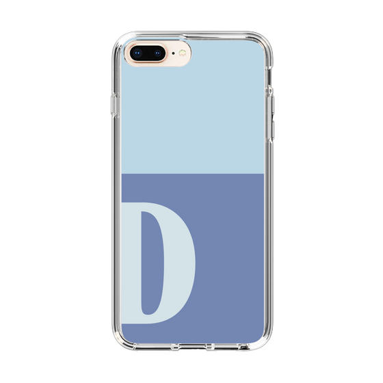 Slim Protection Case［ Original - initial two tone - D blue ］