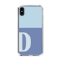 Slim Protection Case［ Original - initial two tone - D blue ］