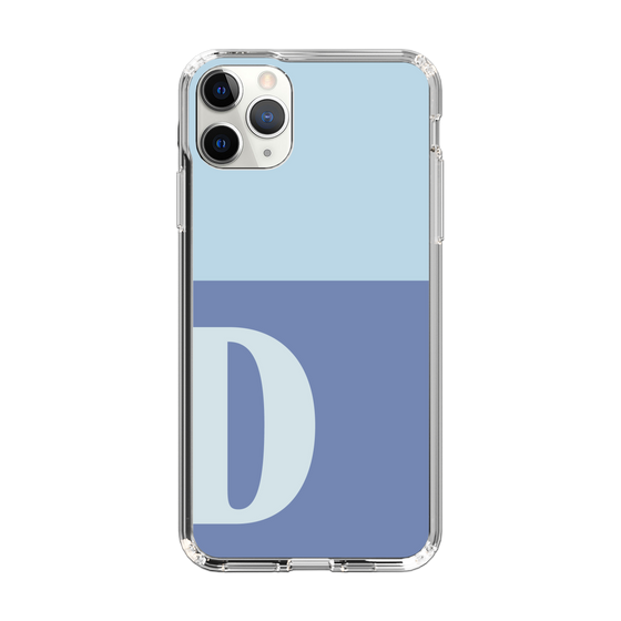 Slim Protection Case［ Original - initial two tone - D blue ］