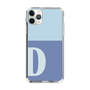 Slim Protection Case［ Original - initial two tone - D blue ］