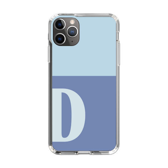 Slim Protection Case［ Original - initial two tone - D blue ］