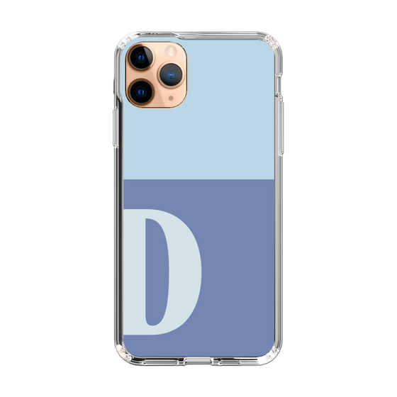 Slim Protection Case［ Original - initial two tone - D blue ］