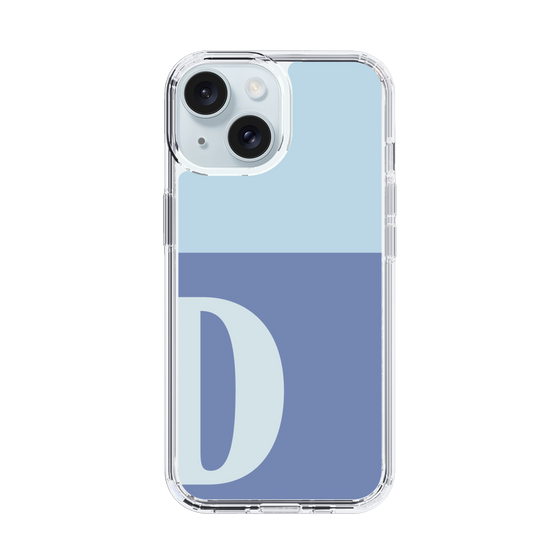 Slim Protection Case［ Original - initial two tone - D blue ］