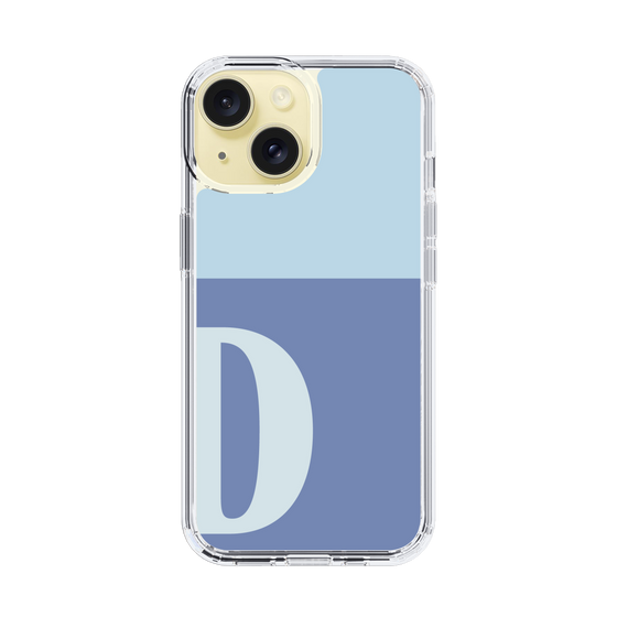 Slim Protection Case［ Original - initial two tone - D blue ］