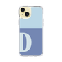Slim Protection Case［ Original - initial two tone - D blue ］