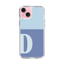Slim Protection Case［ Original - initial two tone - D blue ］