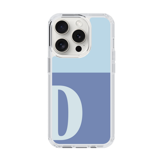 Slim Protection Case［ Original - initial two tone - D blue ］