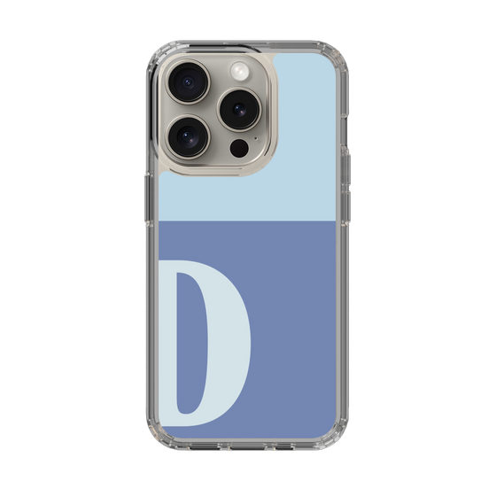 Slim Protection Case［ Original - initial two tone - D blue ］