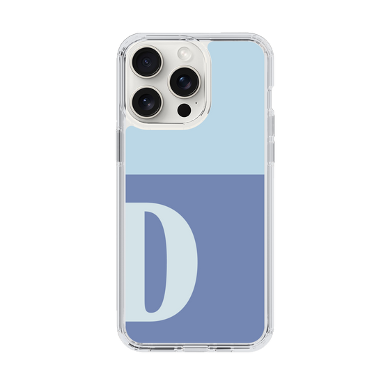 Slim Protection Case［ Original - initial two tone - D blue ］