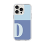 Slim Protection Case［ Original - initial two tone - D blue ］