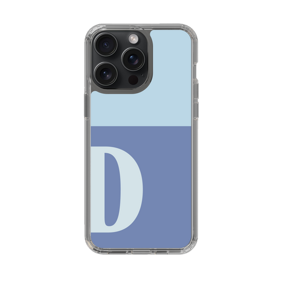 Slim Protection Case［ Original - initial two tone - D blue ］