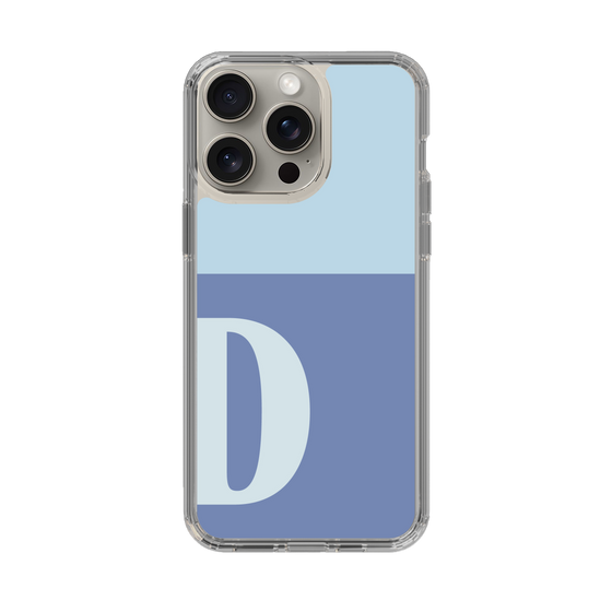 Slim Protection Case［ Original - initial two tone - D blue ］