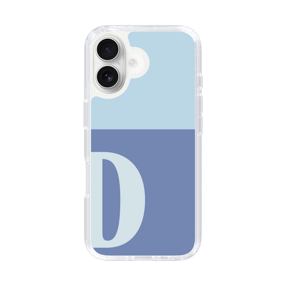 Slim Protection Case［ オリジナル - initial two tone - D blue ］