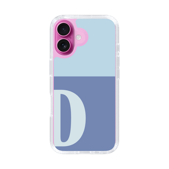 Slim Protection Case［ オリジナル - initial two tone - D blue ］