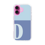 Slim Protection Case［ オリジナル - initial two tone - D blue ］