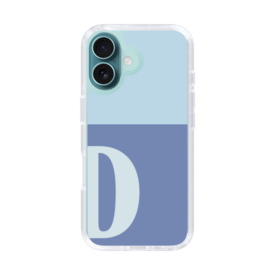 Slim Protection Case［ オリジナル - initial two tone - D blue ］