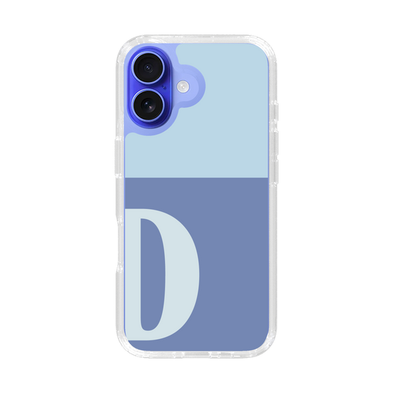 Slim Protection Case［ オリジナル - initial two tone - D blue ］