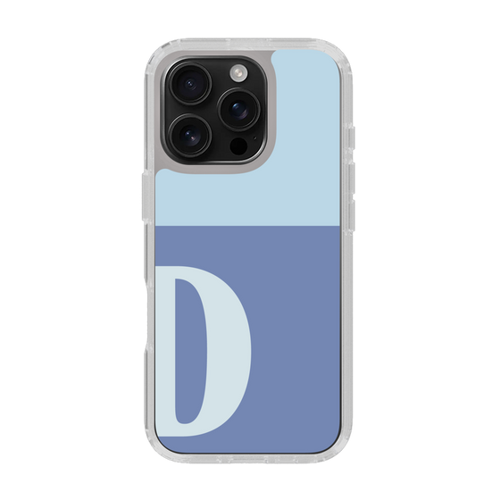 Slim Protection Case［ オリジナル - initial two tone - D blue ］
