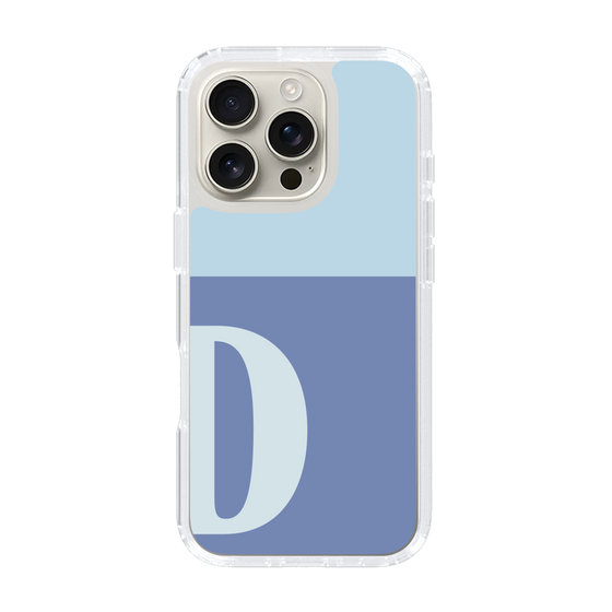 Slim Protection Case［ オリジナル - initial two tone - D blue ］