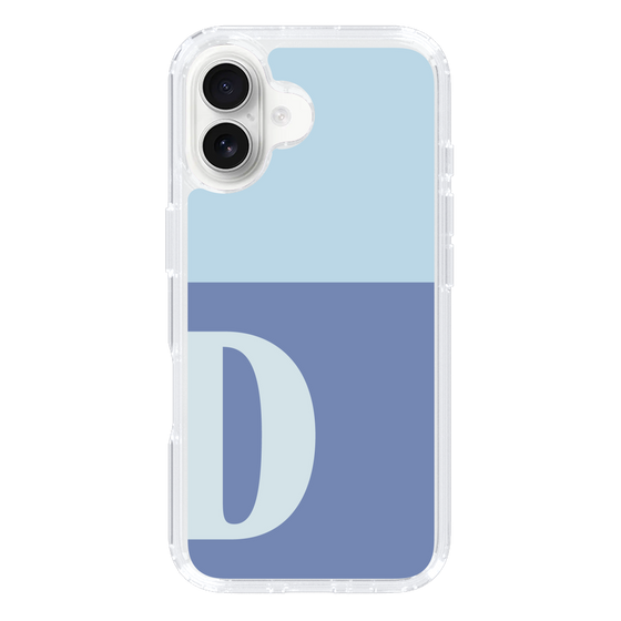 Slim Protection Case［ オリジナル - initial two tone - D blue ］